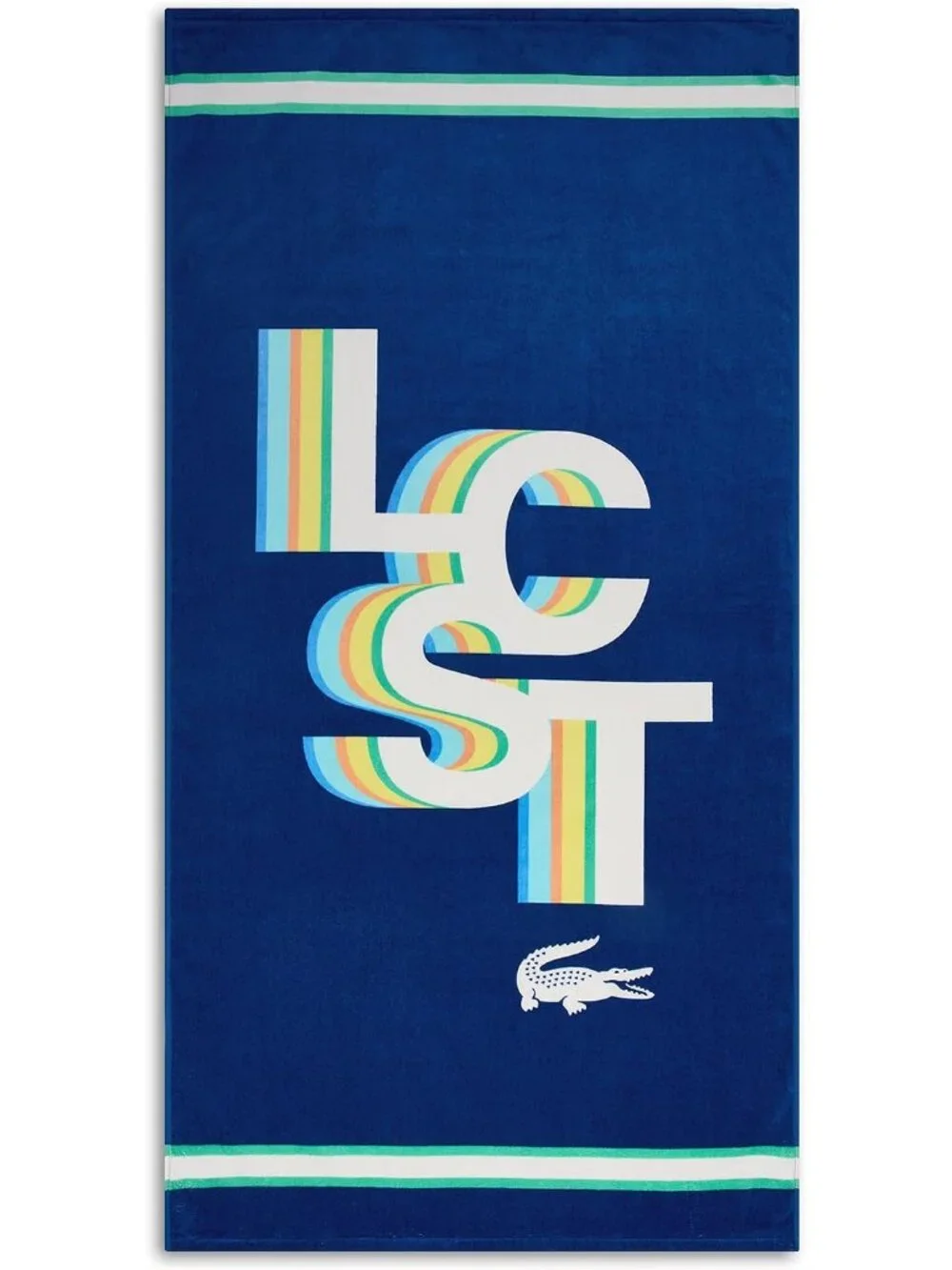 Lacoste Beach Towel Crocodile LCST Oversized 36
